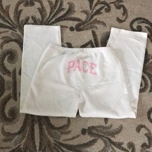 champion white sweat pants XL